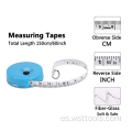 Mini cinta métrica retráctil suave de 60 pulgadas